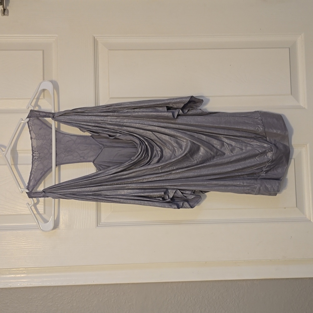 Express Sparkle Glitter Top - M